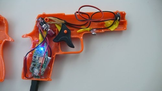 Illustration for article titled Toy Gun Bluetooth Earpiece Is How We Feel, Too